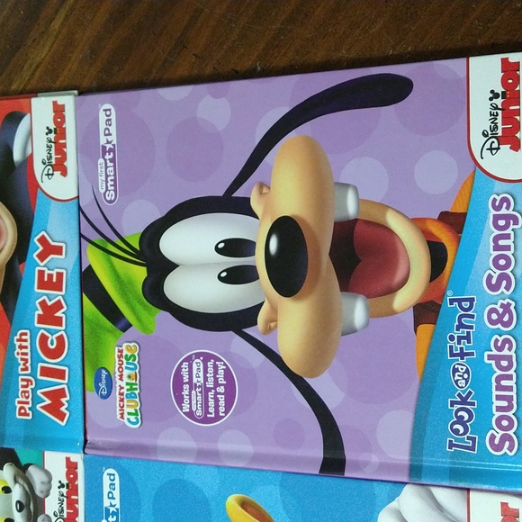 Disney Smart Pad Interactive Mickey Mouse Club House Book Set of 4 - Picture 4 of 6